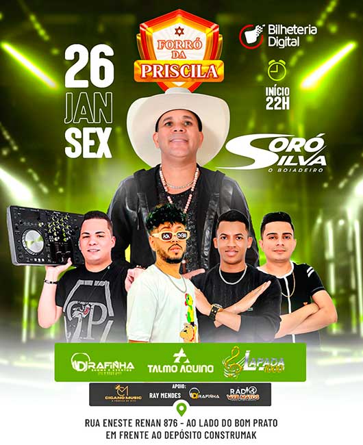 Soro Silva - Forró Da Priscila em São Paulo