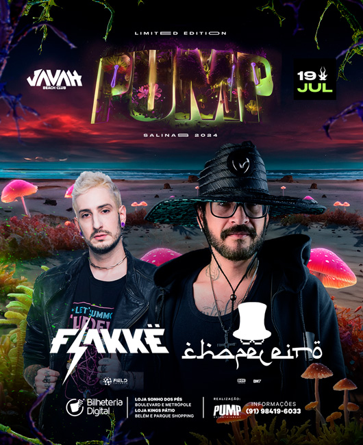 Bilheteria Digital Ingressos PUMP SALINAS JAVAH BEACH CLUB